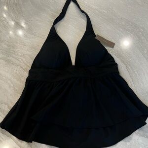 J Crew halter swim top M